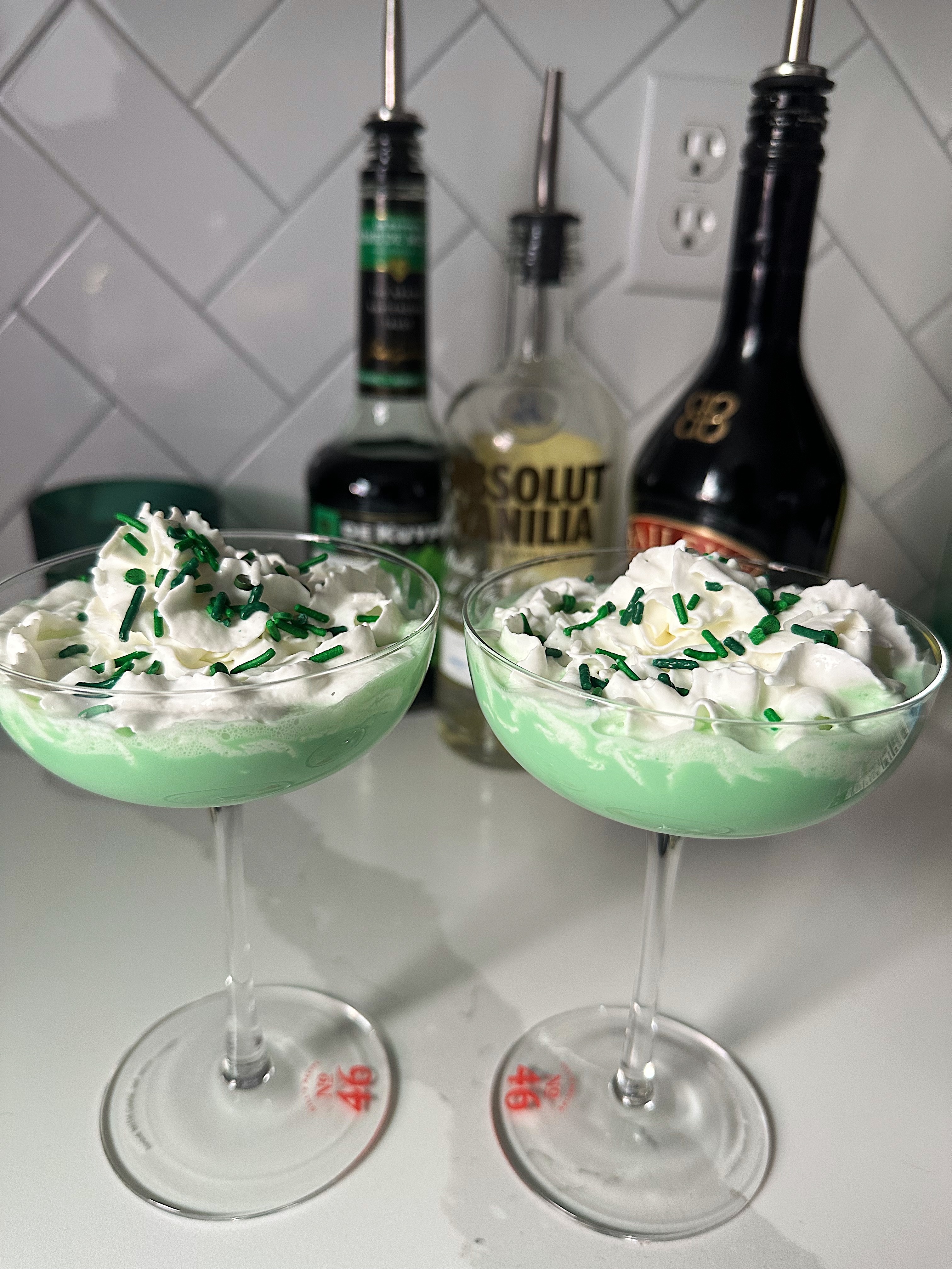 Shamrock Shake Martini