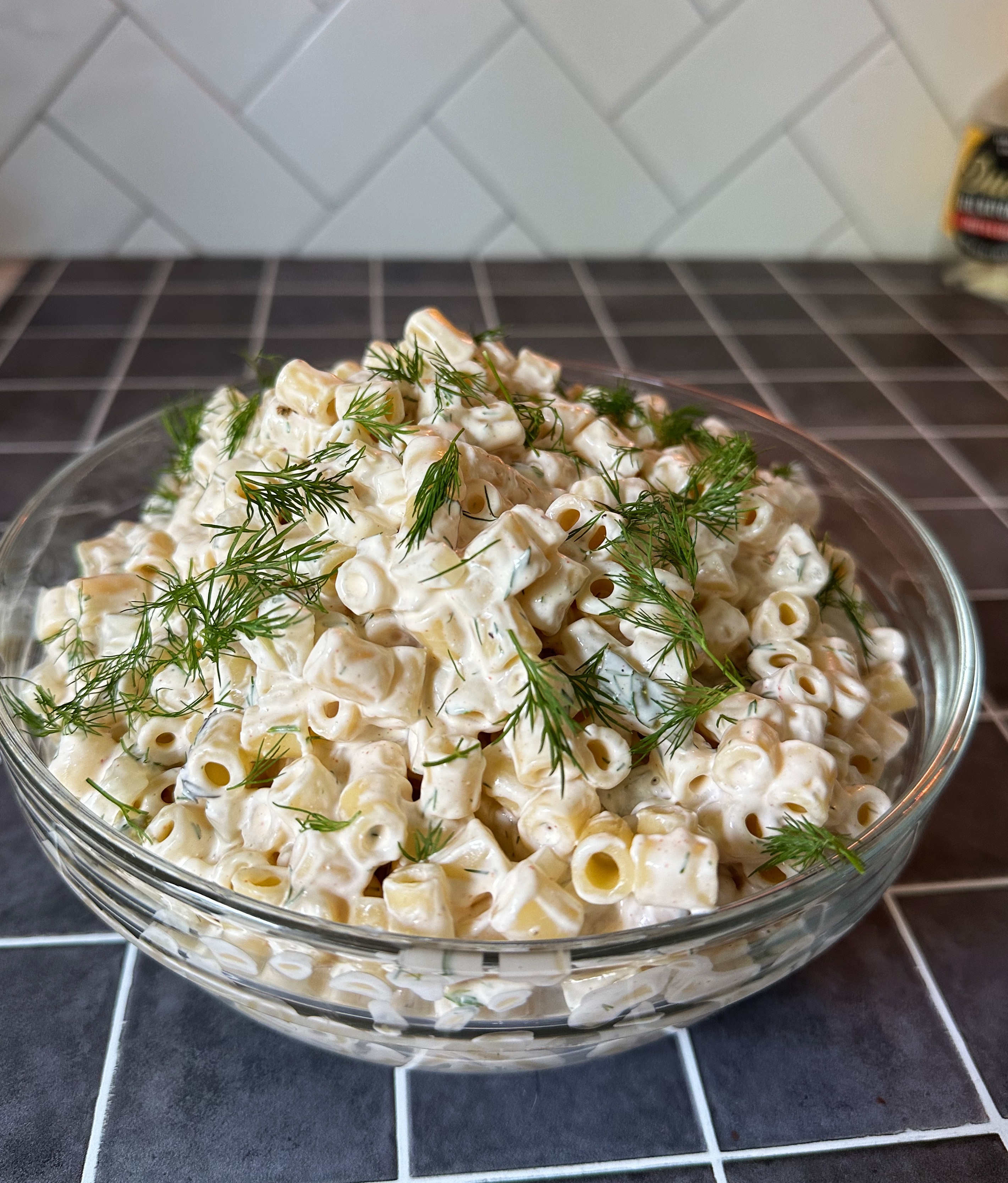 Dill Pickle Pasta Salad