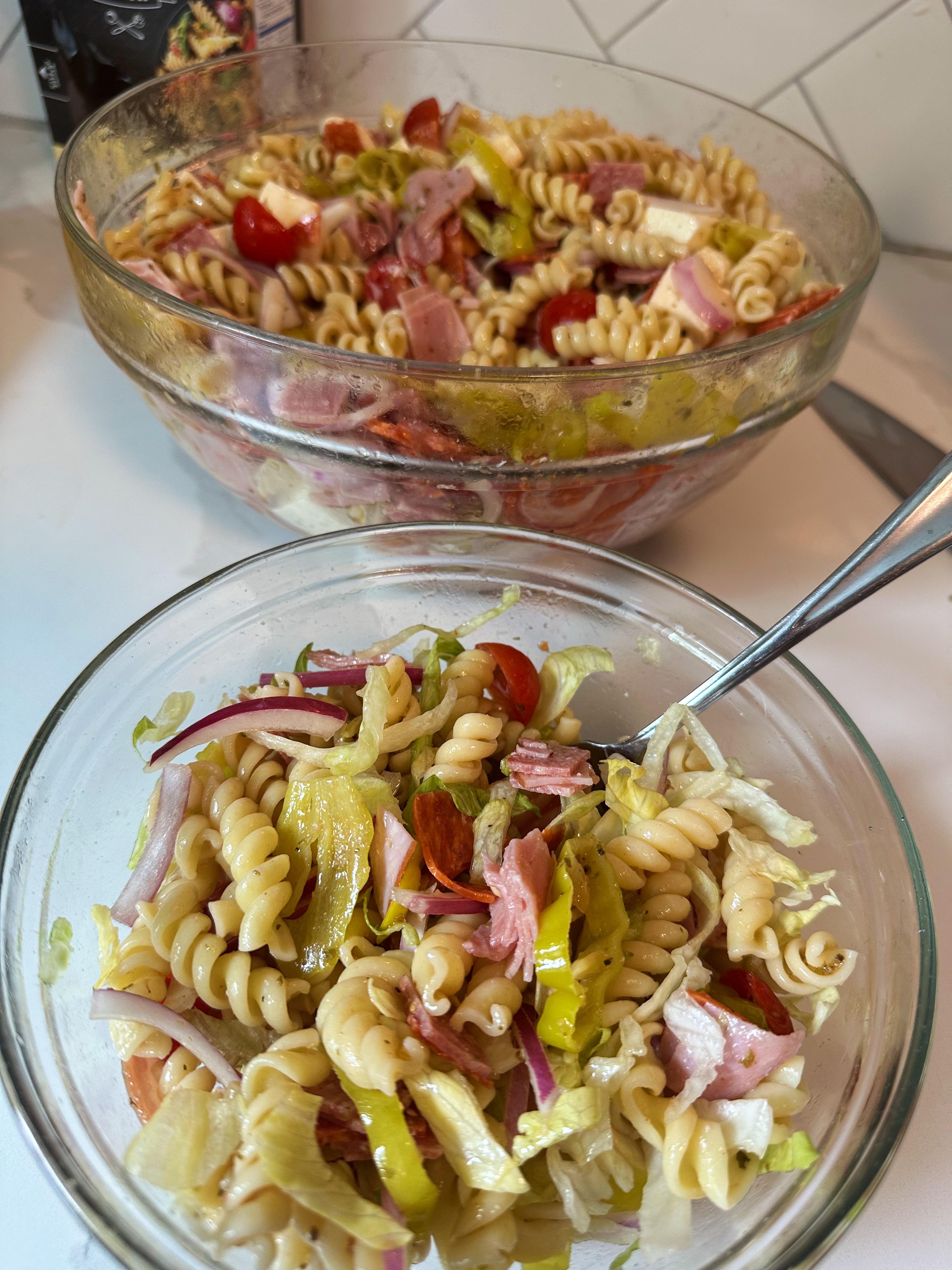 Italian Sub Pasta Salad