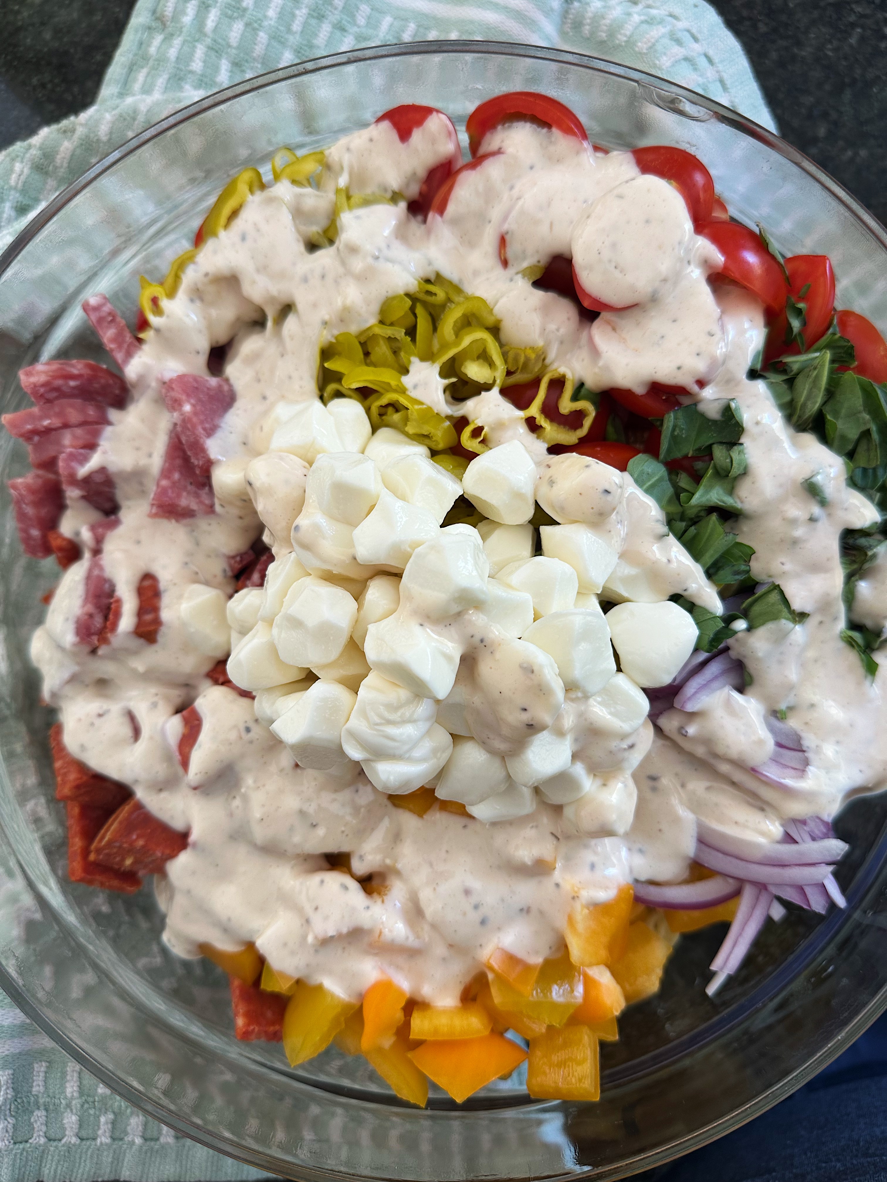 Creamy Italian Pasta Salad