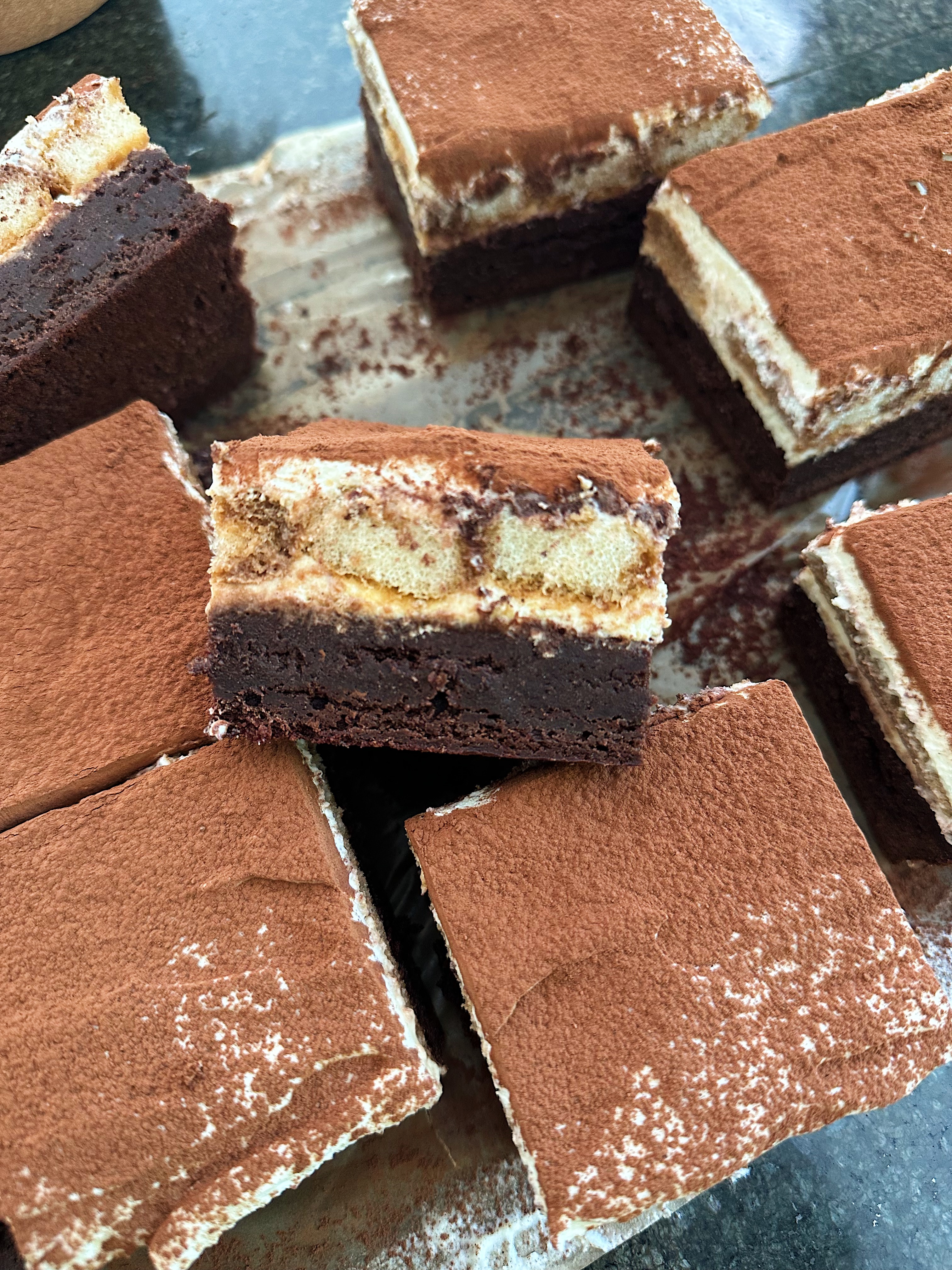 Tiramisu Brownies